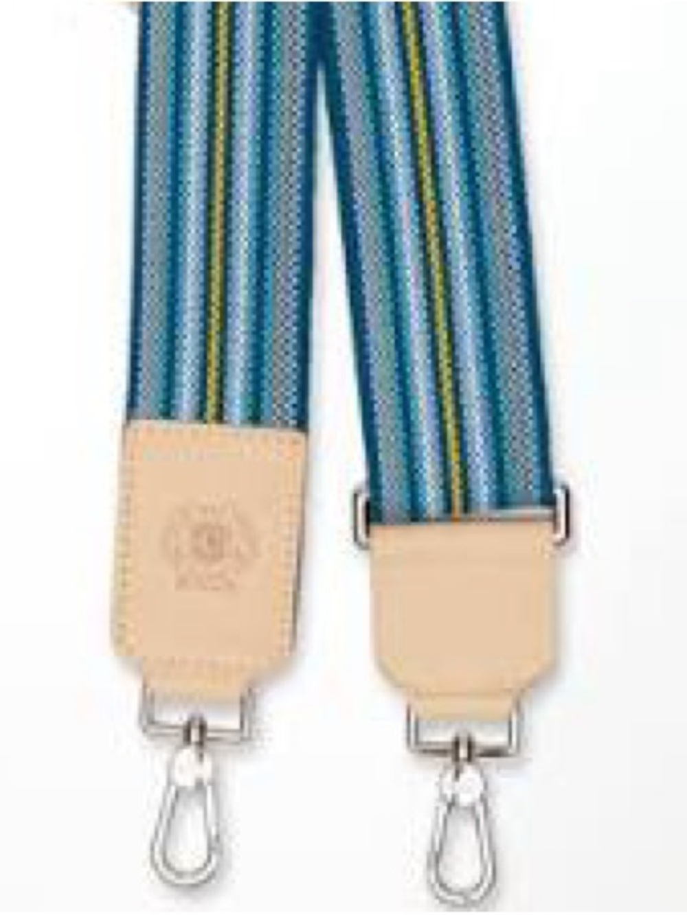 NWOT Consuela Chambray Webbing Crossbody Strap - Picture 15 of 15